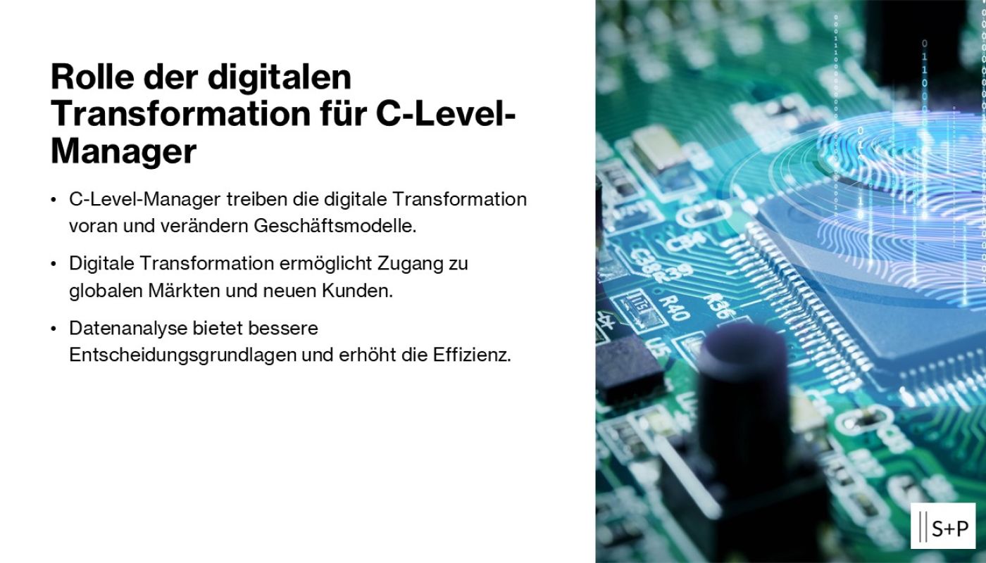 Digitalisierung: Executive Seminare für C-Level Manager – Globale Strategie & Innovation Die Rolle der digitalen Transformation im globalen Geschäft für C-Level-Manager