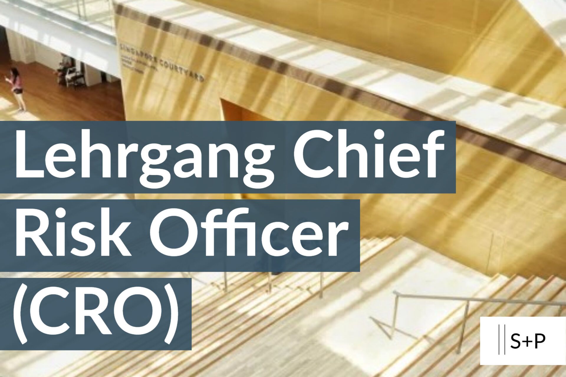 Lehrgang CRO (Chief Risk Officer)