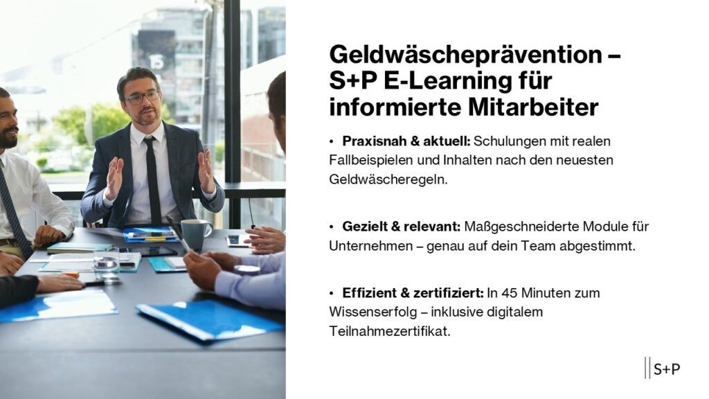 S+P ELearning Geldwäscheprävention