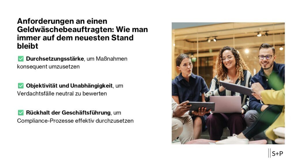 Anforderungen an einen Geldwäschebeauftragten