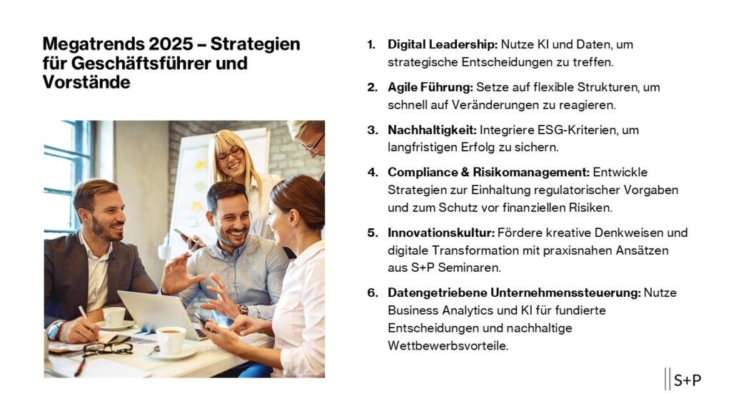 Megatrends 2025 – Strategien für Geschäftsführer und Vorstände