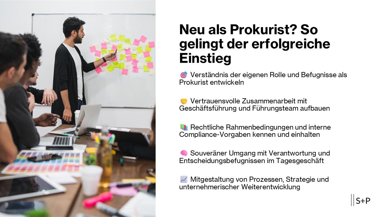 Neu als Prokurist