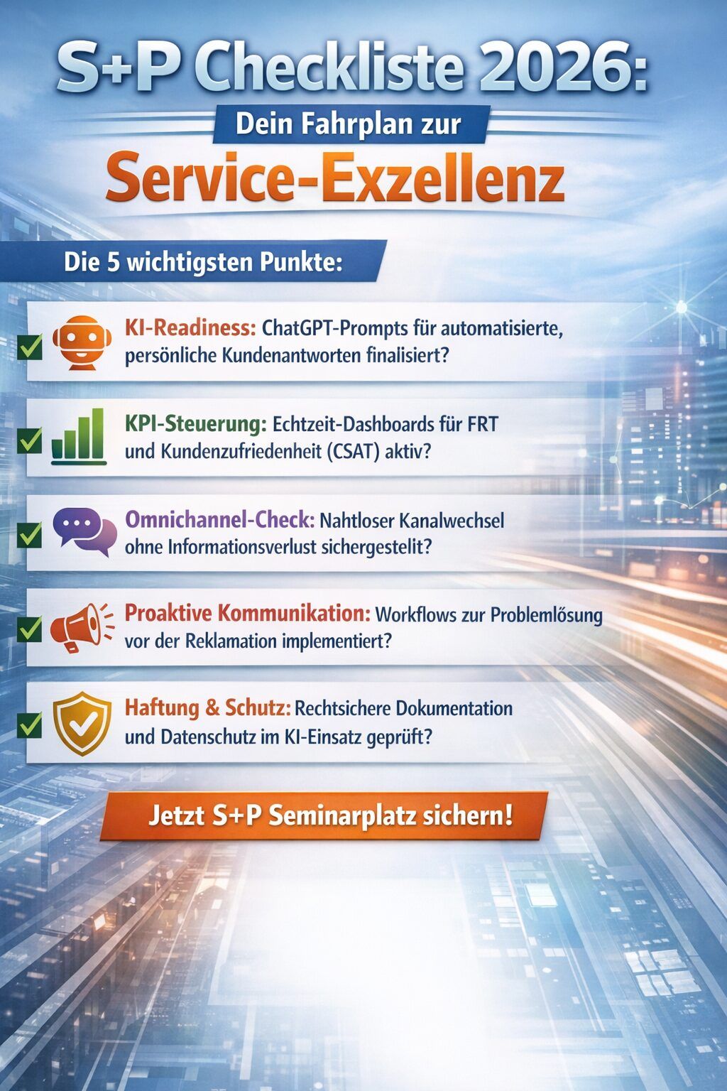 S+P Checkliste 2026 &ndash; Dein Vorsprung im Service