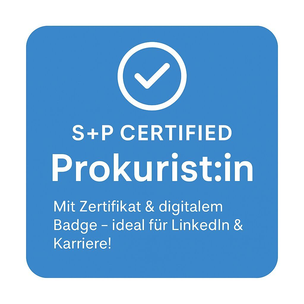 S+P Certified Prokurist