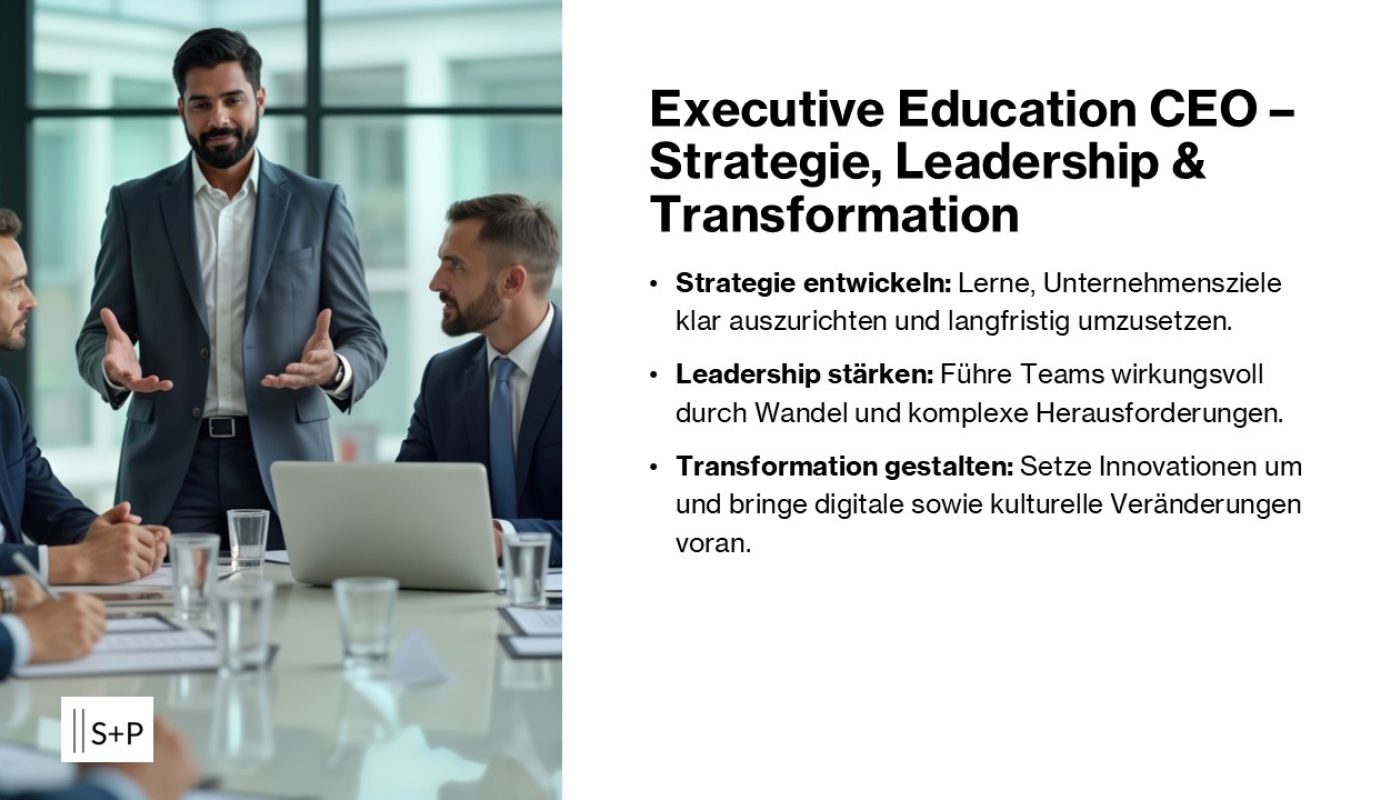 Executive Education CEO – Strategie, Leadership & Transformation