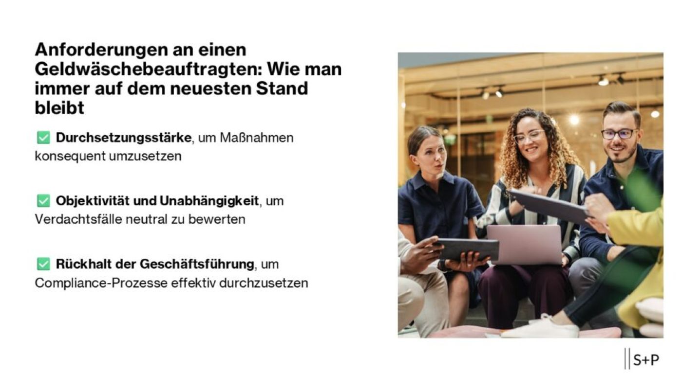 Anforderungen an einen Geldwäschebeauftragten