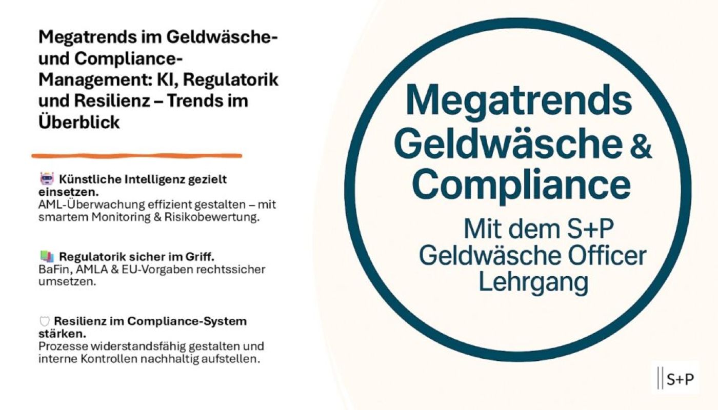 Lehrgang Geldwäschebeauftragter: Strafrecht verstehen und anwenden – Buche jetzt das Online-Seminar mit Praxisfokus