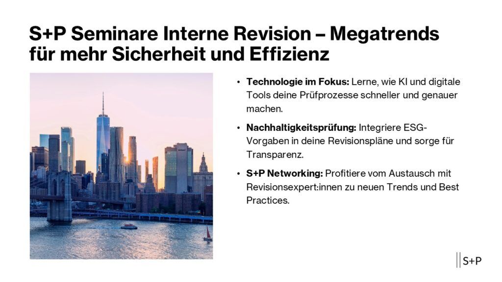 S+P Seminare Interne Revision