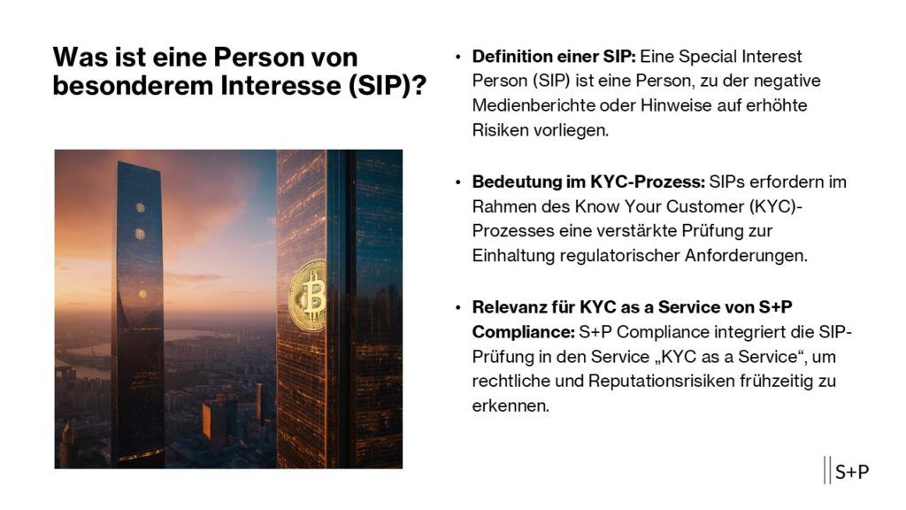 Was ist eine Person von besonderem Interesse (SIP)?