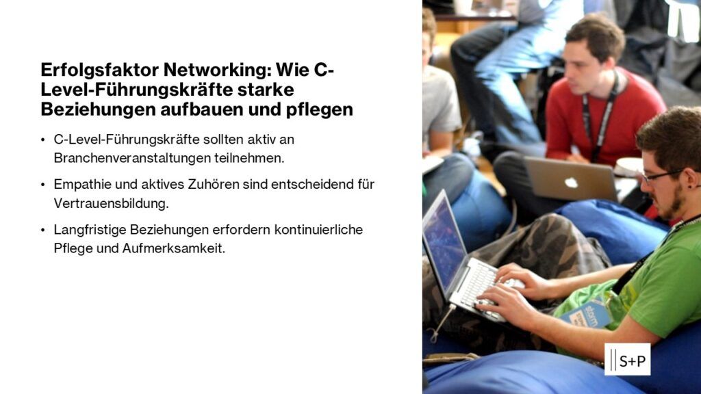 Wie C-Level-Führungskräfte starke Beziehungen aufbauen und pflegen