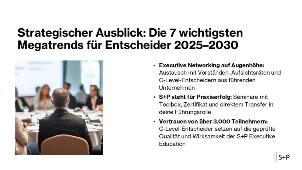 Executive Networking auf Augenhöhe