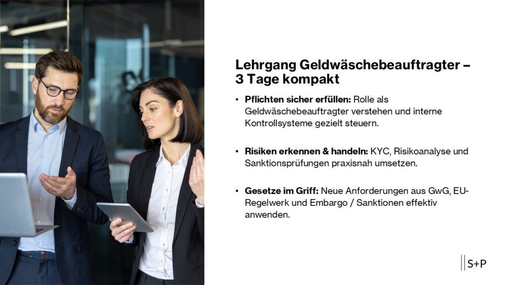 Lehrgang Geldwäschebeauftragter