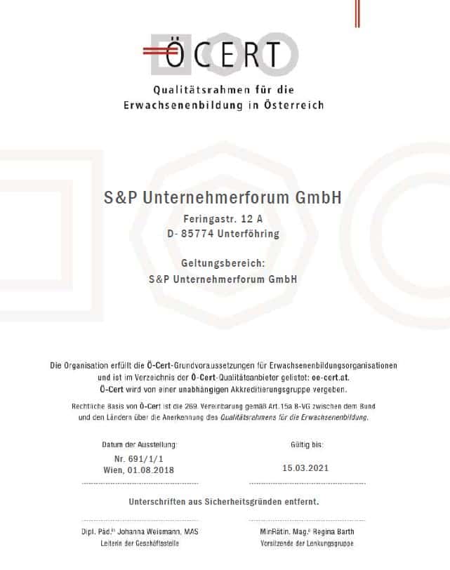 Zertifizierter Seminaranbieter Seminarqualitaet Zertifizierter Seminaranbieter Seminarqualitaet