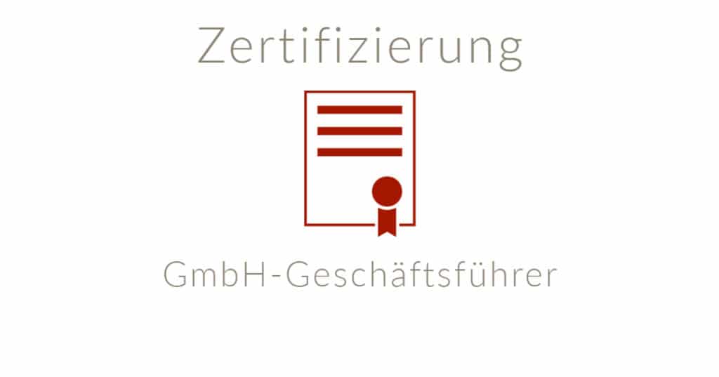 Zertifizierter GmbH-Geschäftsführer online buchen