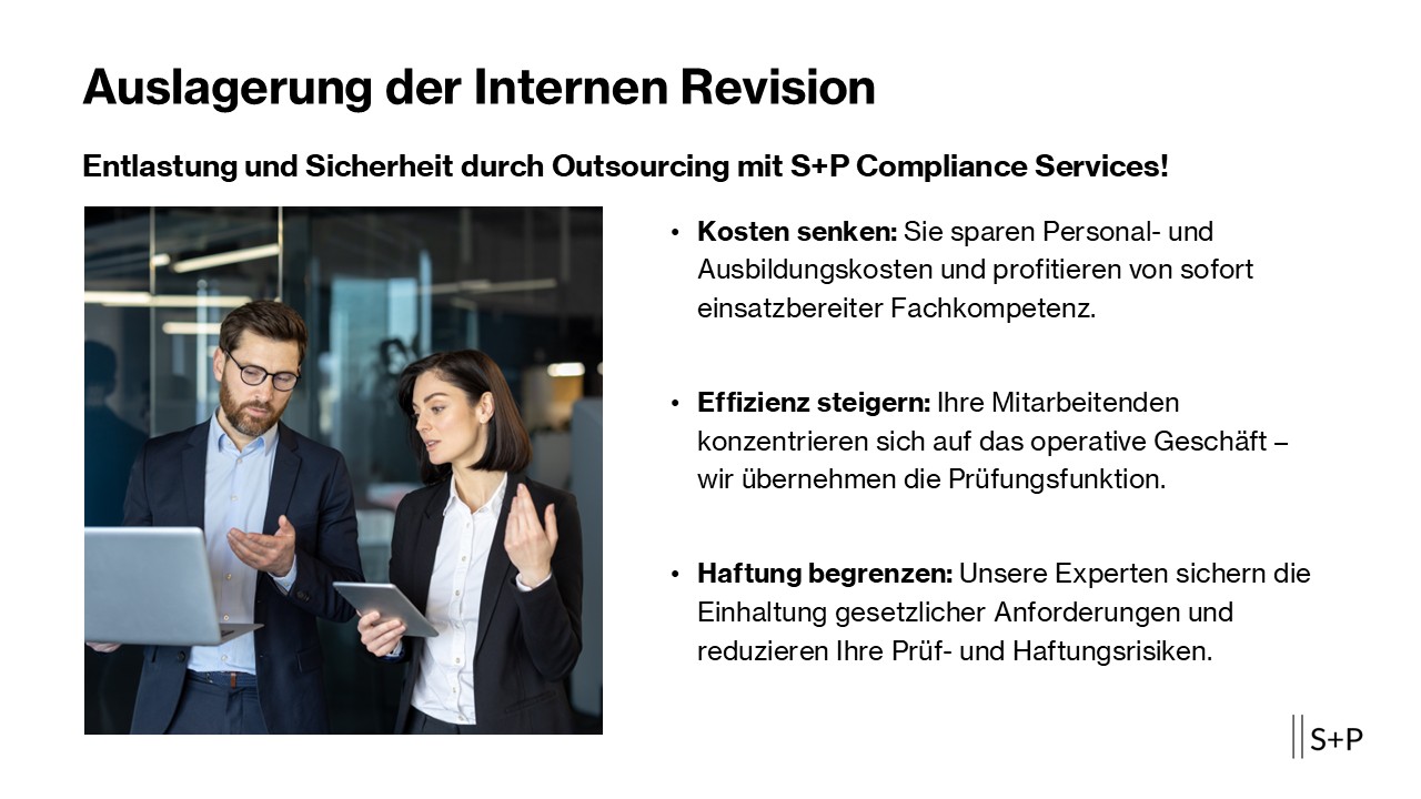 Outsourcing: Auslagerung Interne Revision online anfragen Auslagerung der Internen Revision