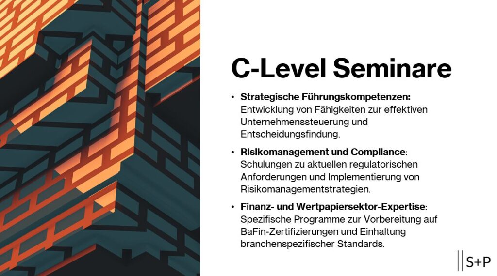 Chief Officer Lehrgänge 2026: Die Executive Zertifizierung für C-Level & Board C-Level Seminare S+P