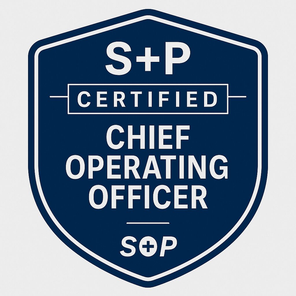 S+P Lehrgang COO: Strategisches Management & Operative Exzellenz COO - S+P Certified