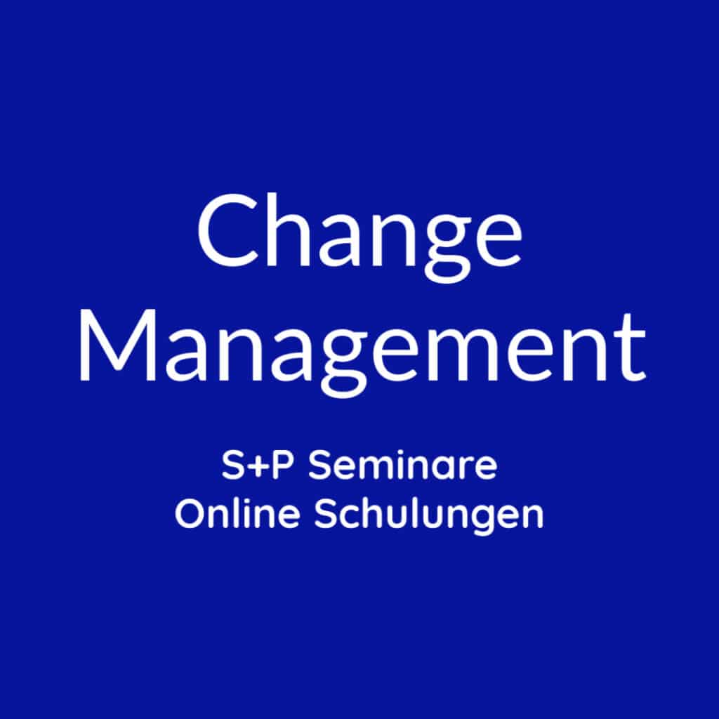 Seminare Change Management online buchen