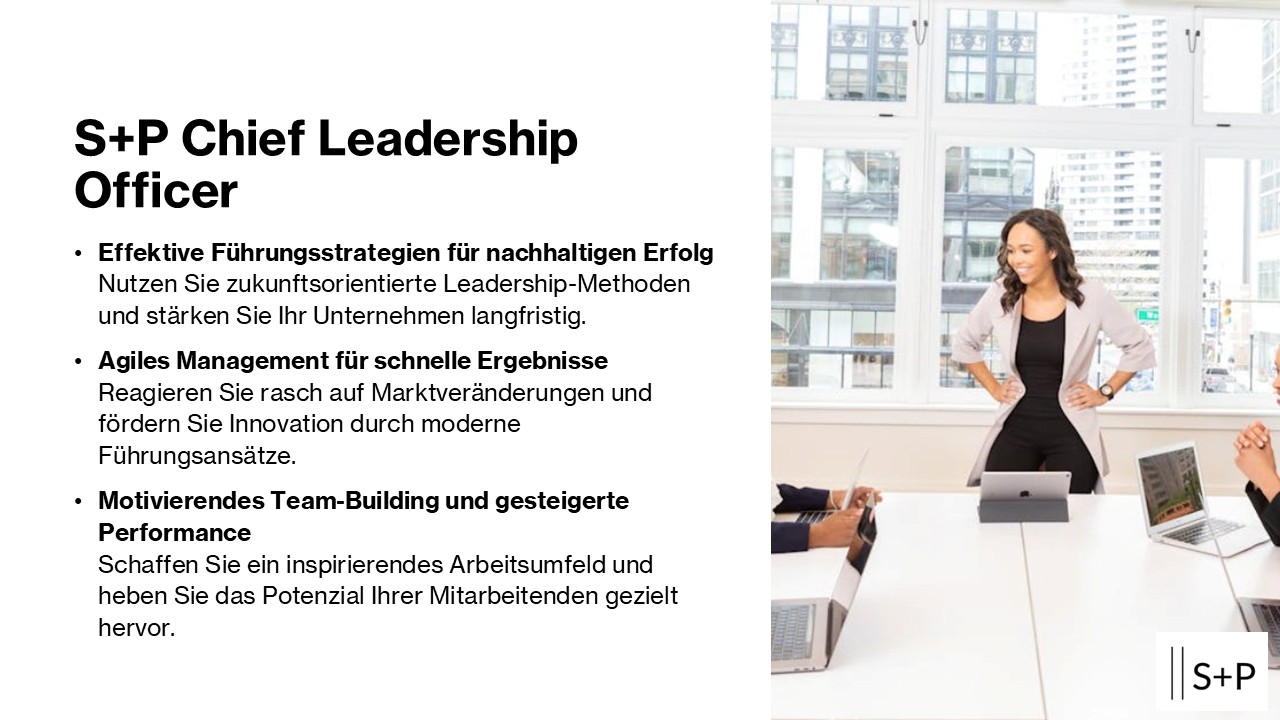 Lehrgang Chief Leadership Officer: Strategische Führung auf C-Level Chief Leadership Officer
