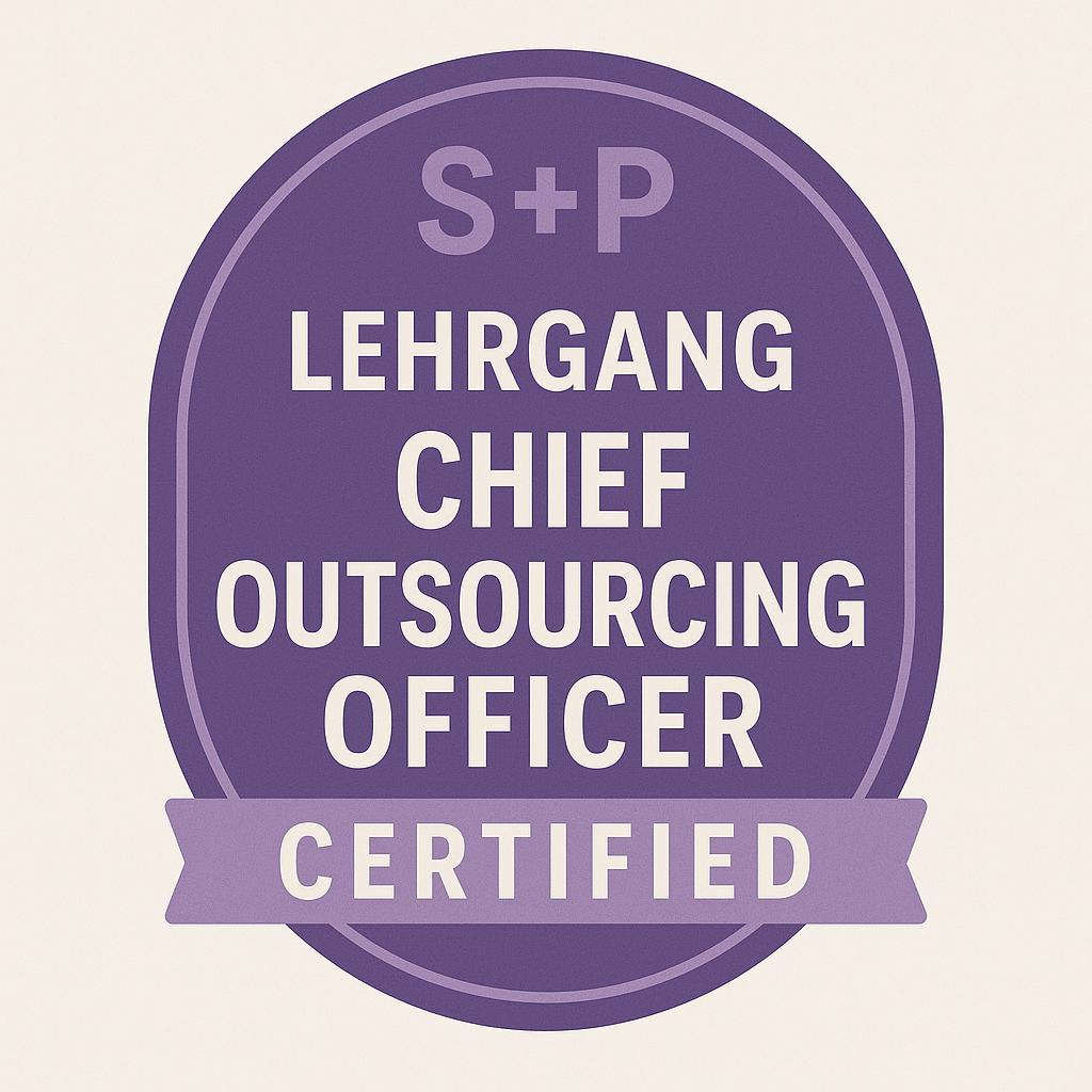 Chief Outsourcing Officer Badge Chief Outsourcing Officer