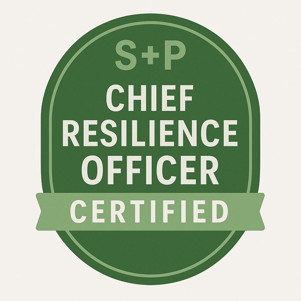 Chief Resilience Officer Badge Chief Resilience Officer