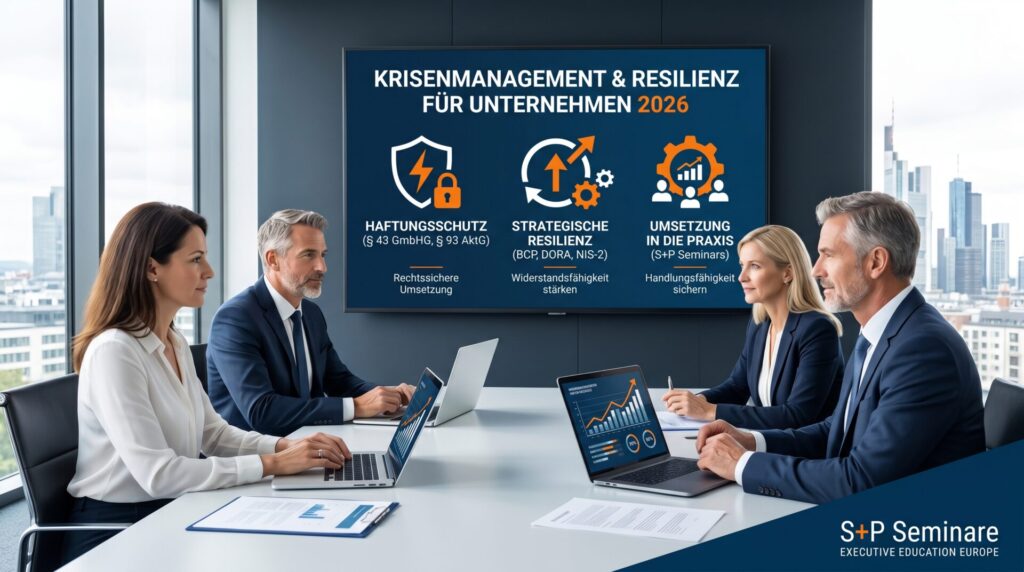 Krisenmanagement und Resilienz für Geschäftsführer 2026 – S+P Seminare