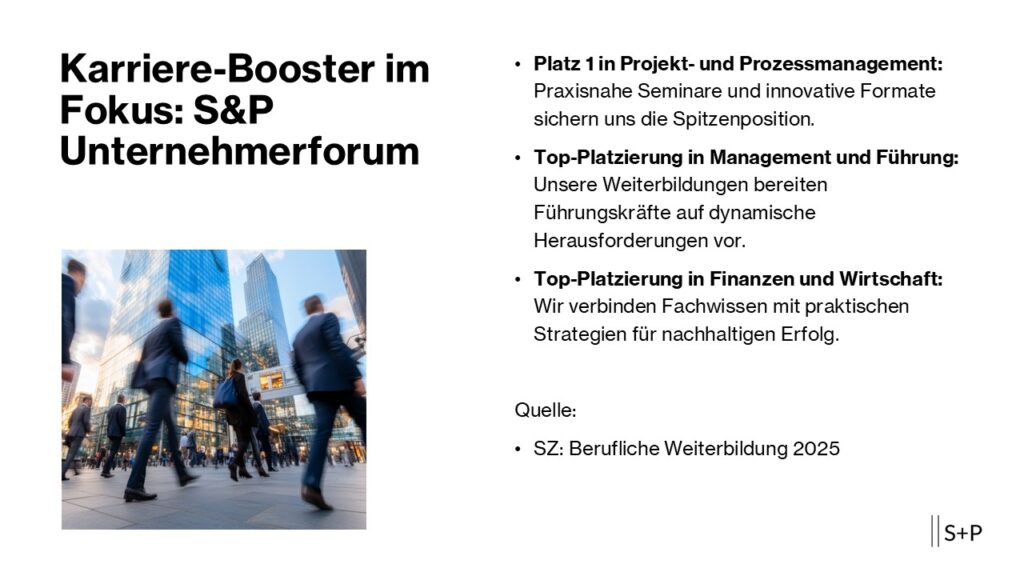 S+P Seminare: Erfahrungen, Bewertungen & S+P Certified Erfolgsgeschichten S+P Seminare – Dein zertifizierter Weiterbildungspartner