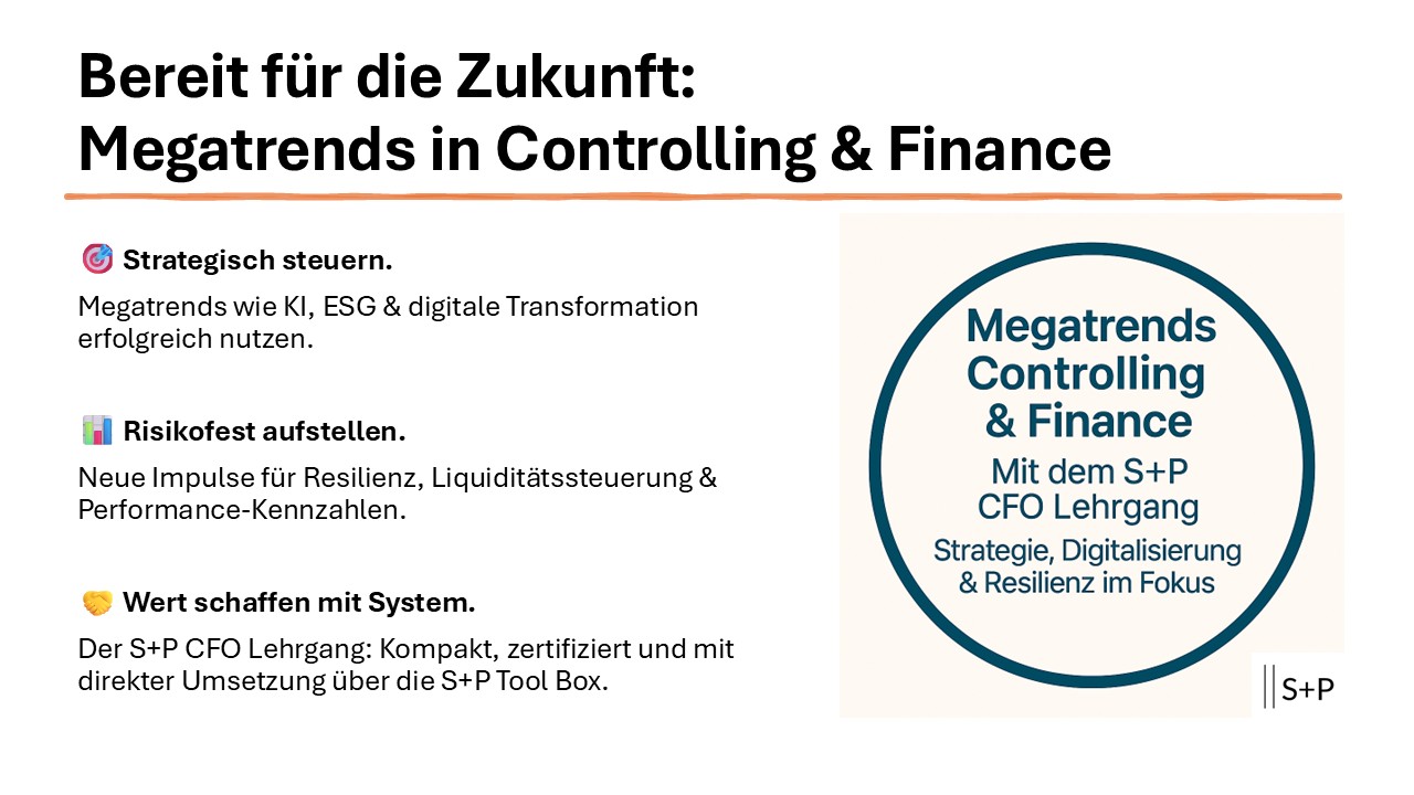 Bilanzen verstehen 2026 – Kompaktwissen für Manager und Nicht-Controller Megatrends im Controlling