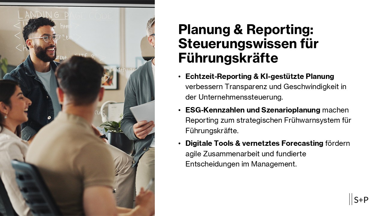 Agile Planung & Forecasting Seminare, Schulungen & Lehrgänge 2026 mit Zertifikat Planung & Reporting: Steuerungswissen für Führungskräfte