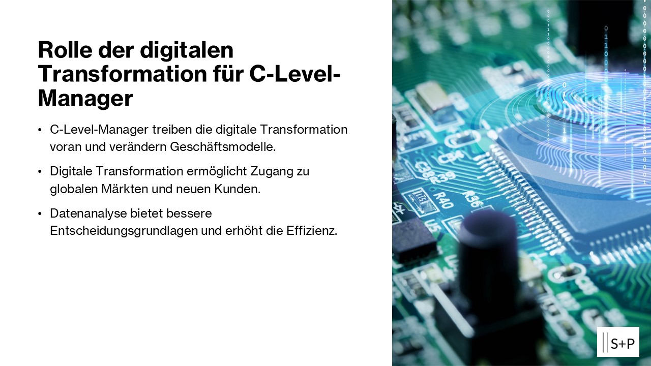 Die Rolle der digitalen Transformation im globalen Geschäft für C-Level-Manager