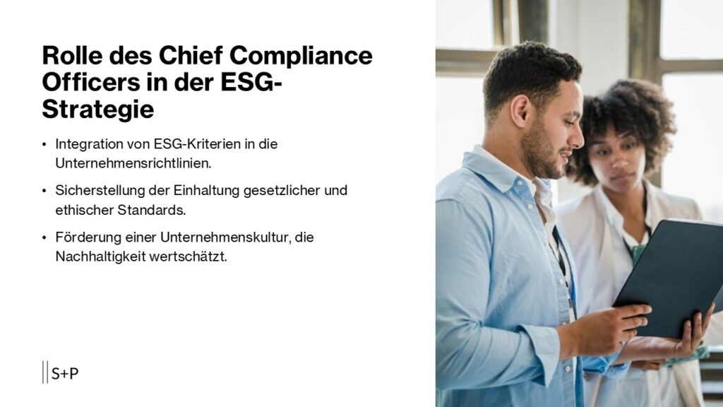 Rolle des Chief Compliance Officers in der ESG-Strategie