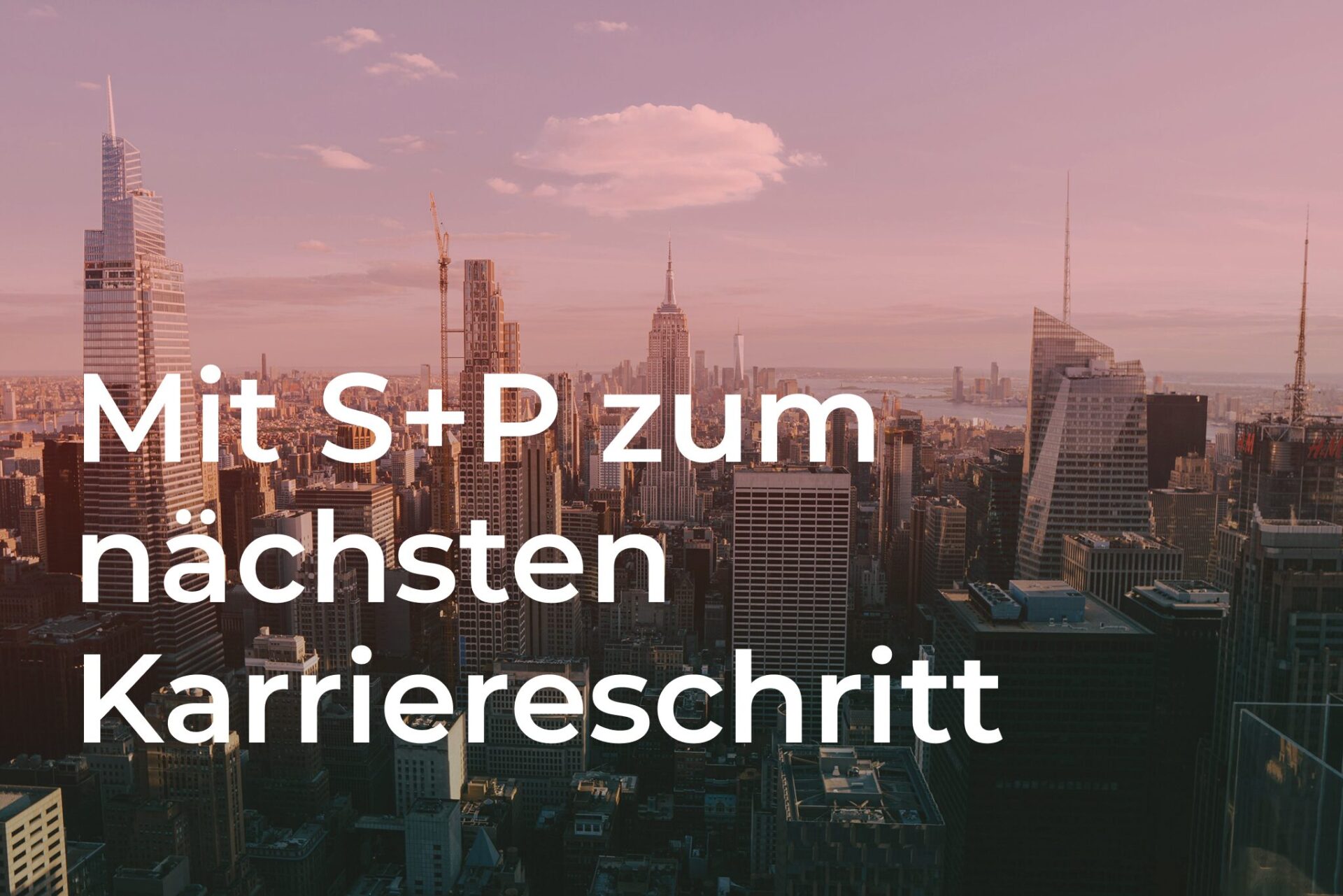 S+P Karriere-Booster – Zertifizierte Weiterbildung für deinen nächsten Karriereschritt S+P Karriere-Booster – Zertifizierte Weiterbildung für deinen nächsten Karriereschritt