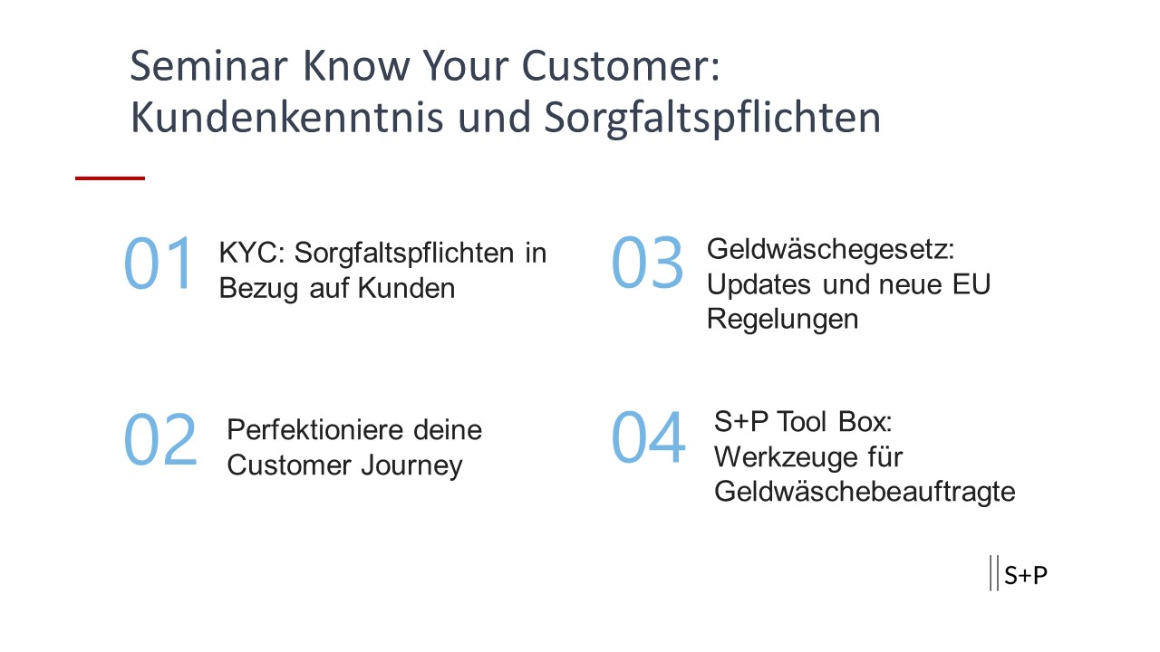 Verstärkte Sorgfaltspflichten: Aufbauseminar Geldwäsche