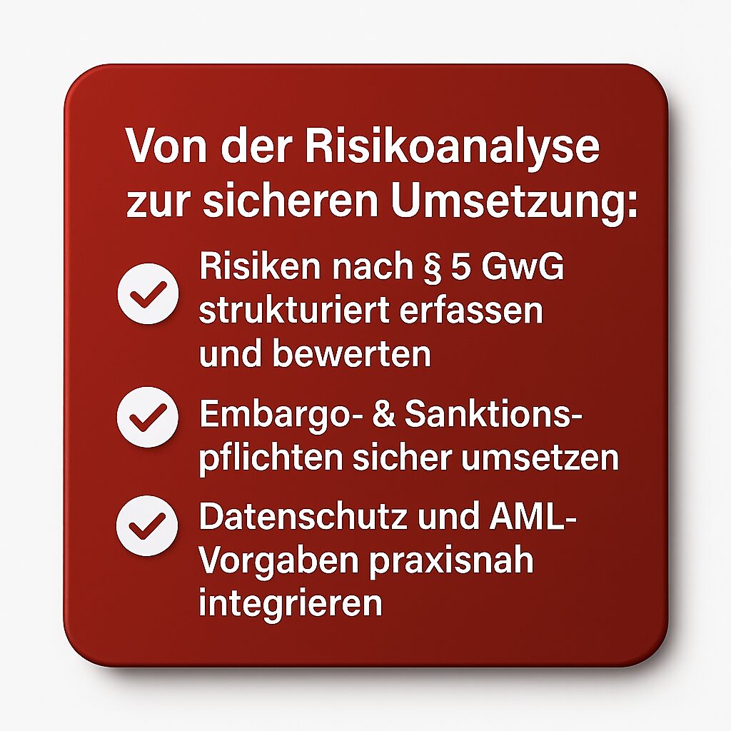 Risikoanalyse §5 GwG: Risiken erkennen, Pflichten erfüllen Seminar_Risikoanalyse