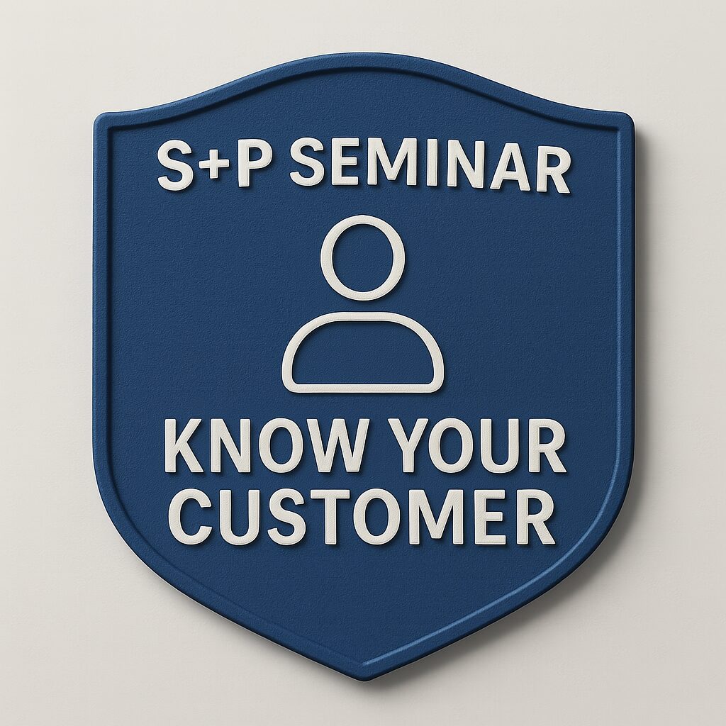 KYC Seminar 2026: Sorgfaltspflichten, UBO & EU-AMLR Update | S+P Seminar_know_your_customer
