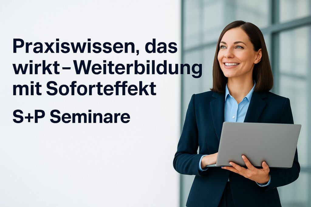 Die Aufsichtsrats-Rolle in der Industrie – rechtssicher steuern, wirksam überwachen Weiterbildung mit Soforteffekt - S+P Seminare