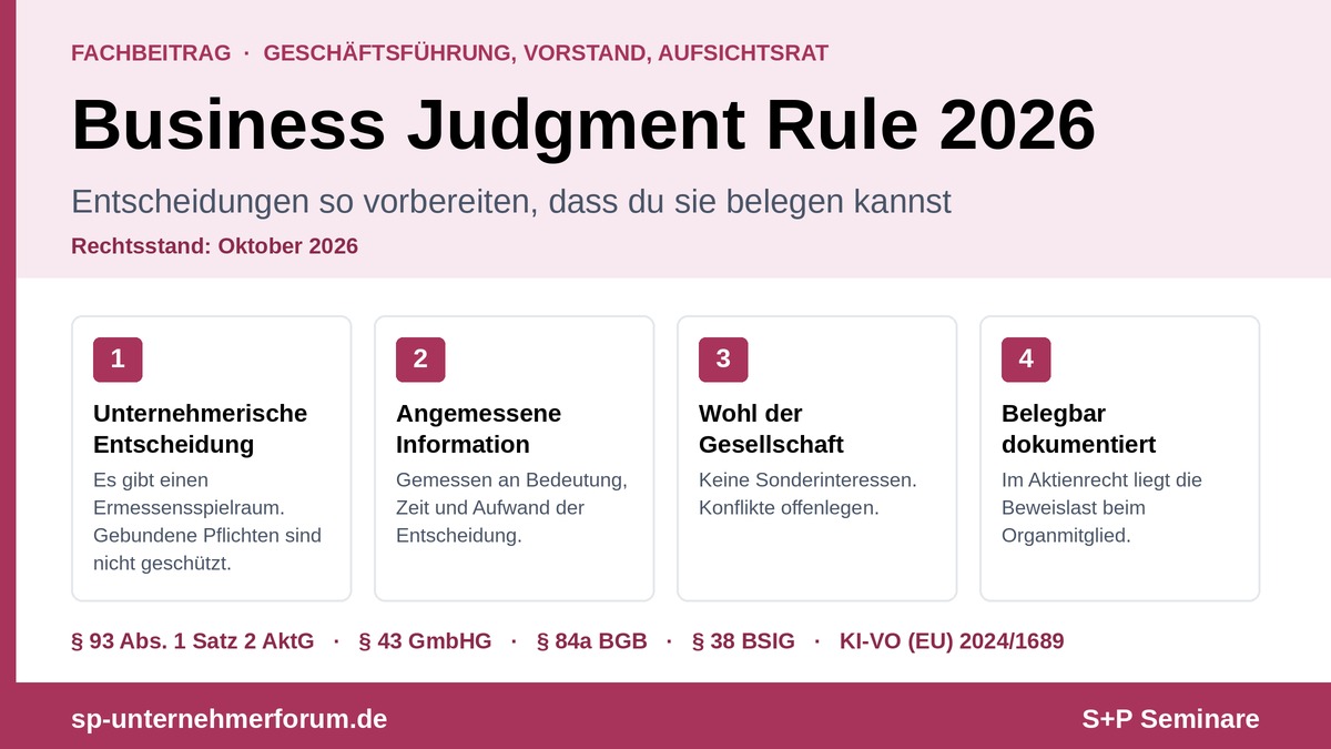 Business Judgment Rule 2026 die-business-judgment-rule