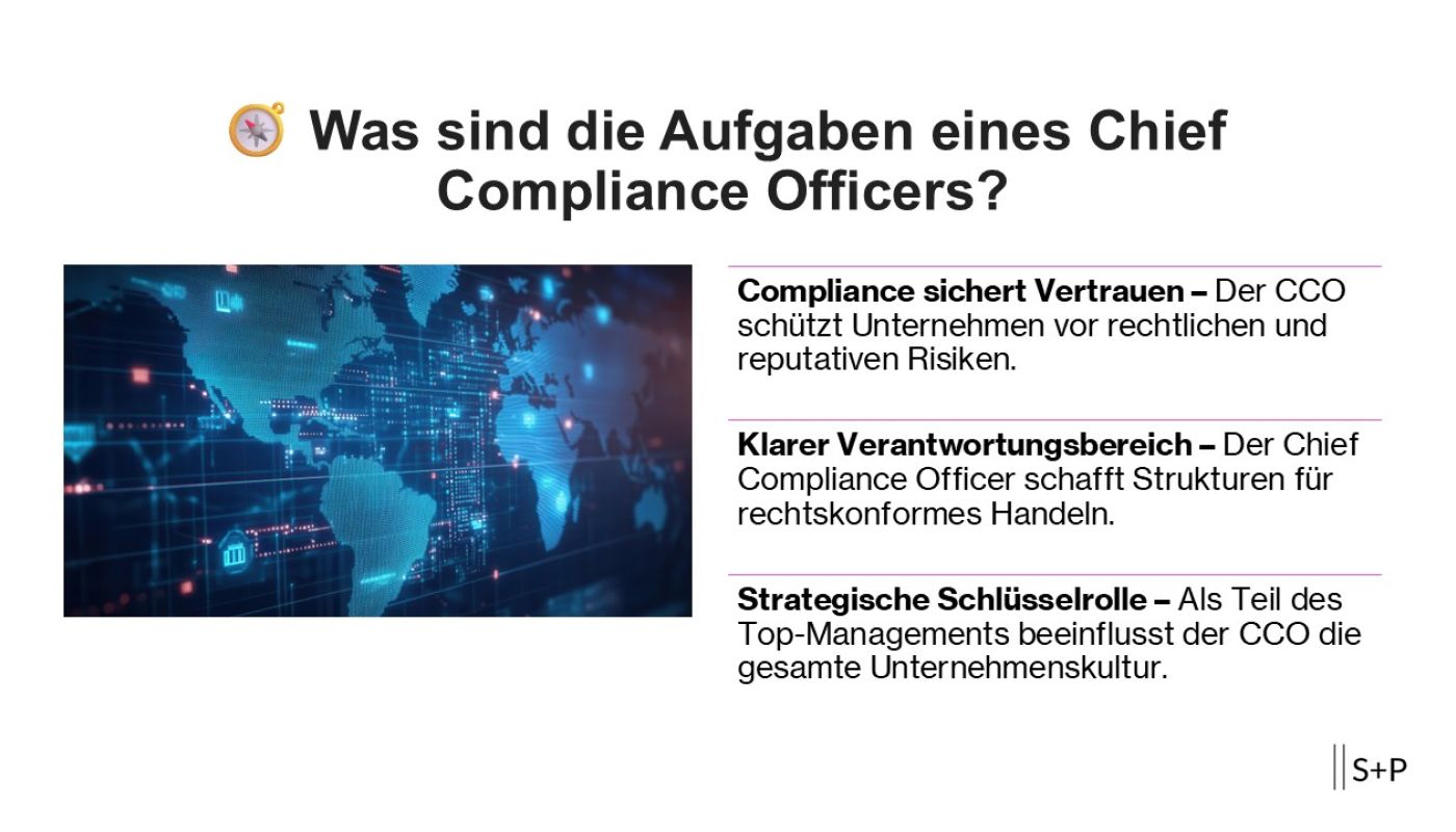 Aufgaben eines Chief Compliance Officer (CCO) – Dein Verantwortungsbereich im Überblick Was sind die Aufgaben eines Chief Compliance Officers