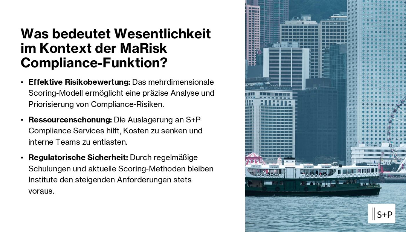Wesentlichkeit im Kontext der MaRisk Compliance-Funktion Was bedeutet Wesentlichkeit im Kontext der MaRisk Compliance-Funktion?