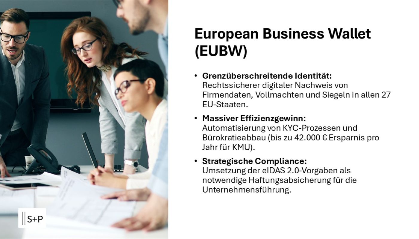 EU-Verordnung über europäische Business Wallets European Business Wallet (EUBW)