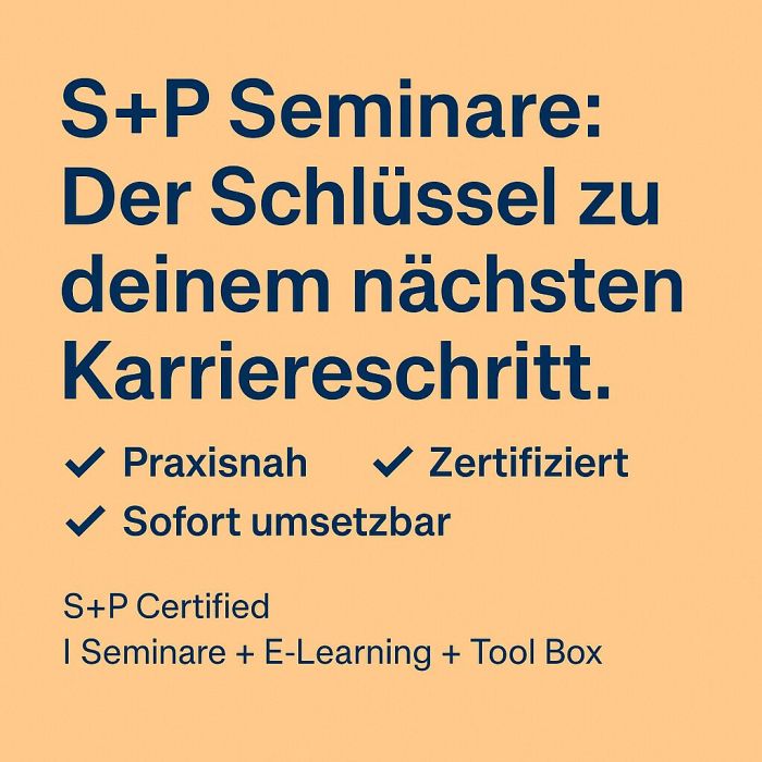 Die Compliance Officer-Rolle – rechtssicher steuern, Risiken wirksam kontrollieren S+P Seminare