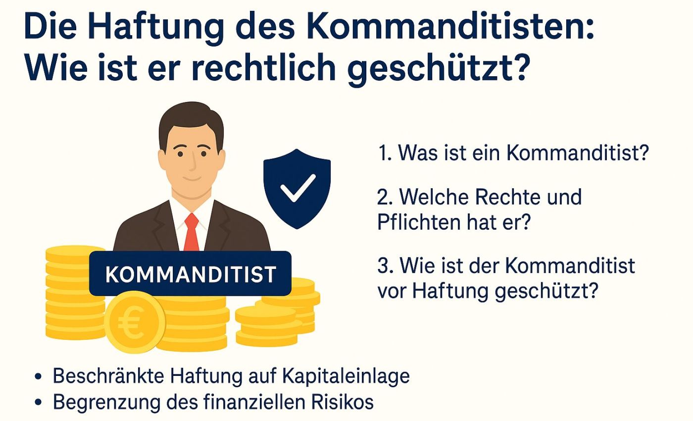 Die Haftung des Kommanditisten: Wie ist er rechtlich geschützt? Die Haftung des Kommanditisten: Wie ist er rechtlich geschützt?