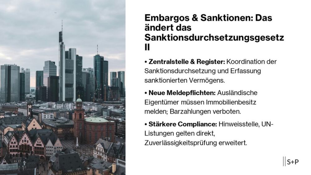 Embargos & Sanktionen: Das ändert das Sanktionsdurchsetzungsgesetz II Embargos & Sanktionen