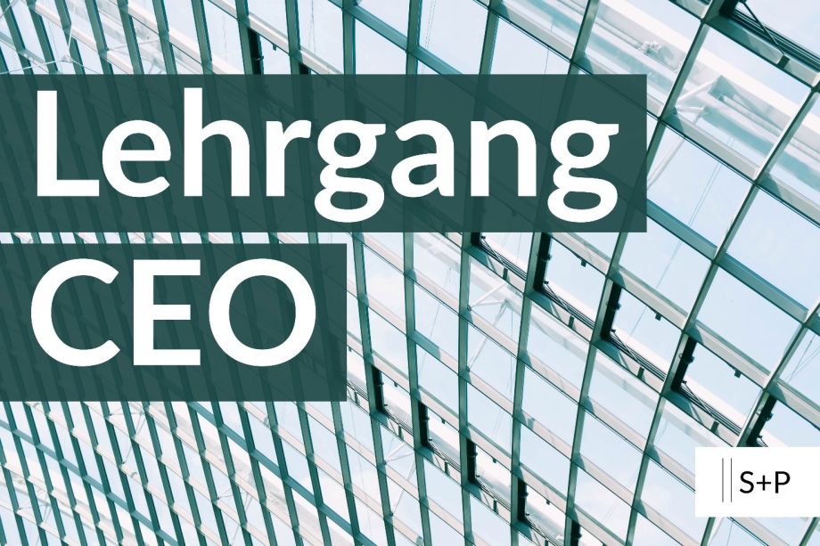 Lehrgang CEO, Neue S+P Seminare