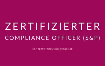 Zertifizierungslehrgänge S+P