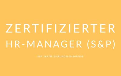 Zertifizierungslehrgänge S+P