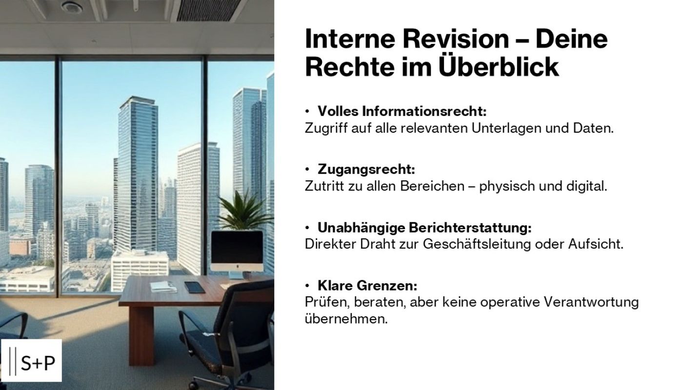 Welche Rechte hat die Interne Revision? Interne Revision - Rechte