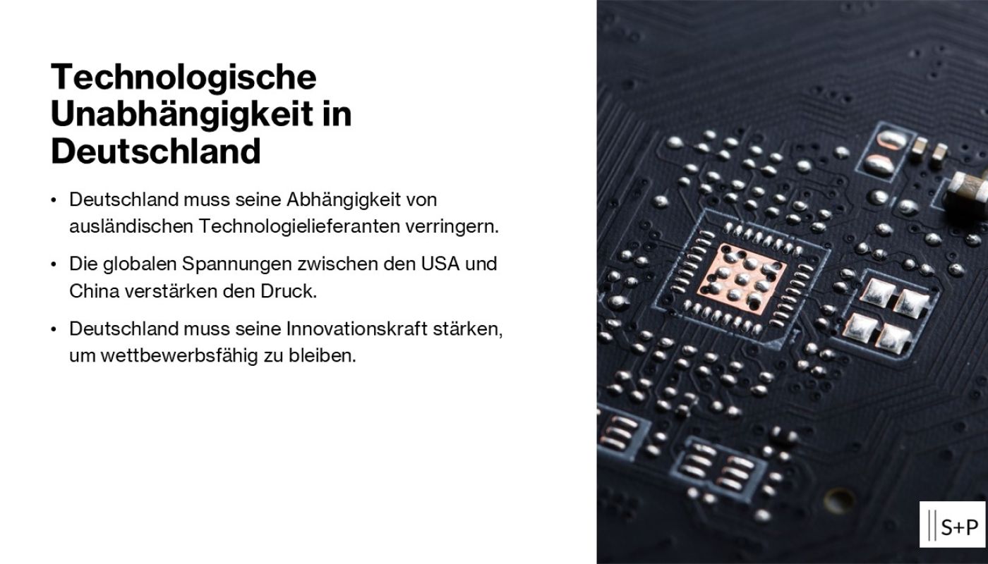 Technologische Unabhängigkeit: Wie Deutschland im digitalen Wettlauf seine Resilienz stärken muss