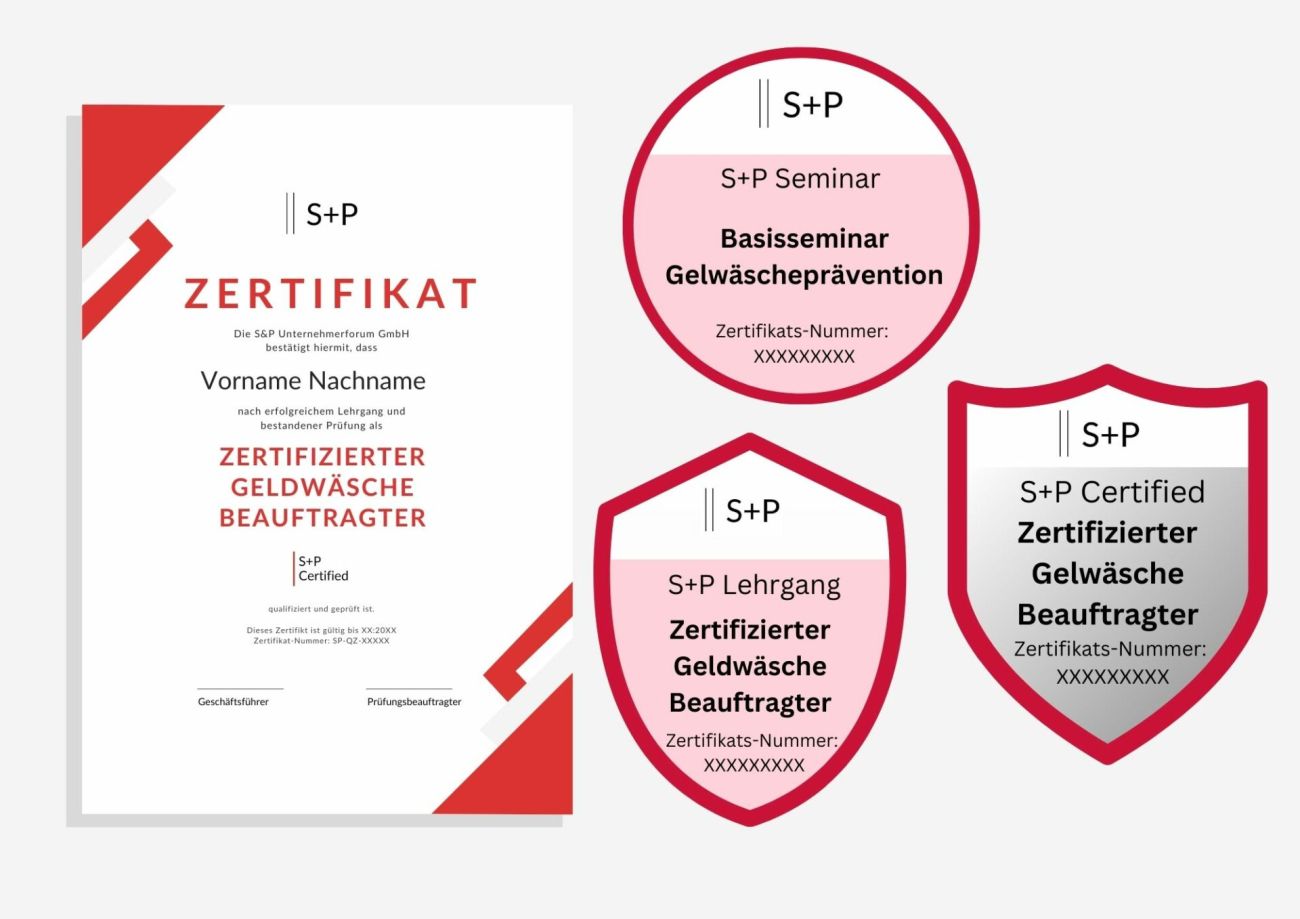 Geldwäsche-Officer Checkliste | Praxis-Tools aus der S+P Tool Box S+P Certified Geldwäsche-Beauftragter