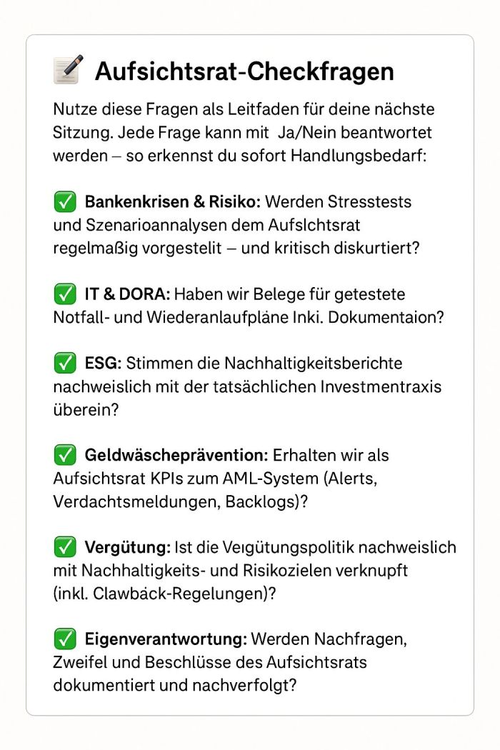 Die Aufsichtsrats-Rolle bei Banken – zwischen Kontrolle, Strategie und Verantwortung S+P als Anbieter praxisorientierter Tools